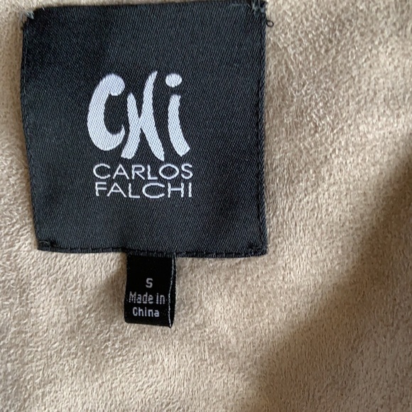 Chi Carlos Falchi Lynx Faux Fur Jacket - Picture 10 of 13